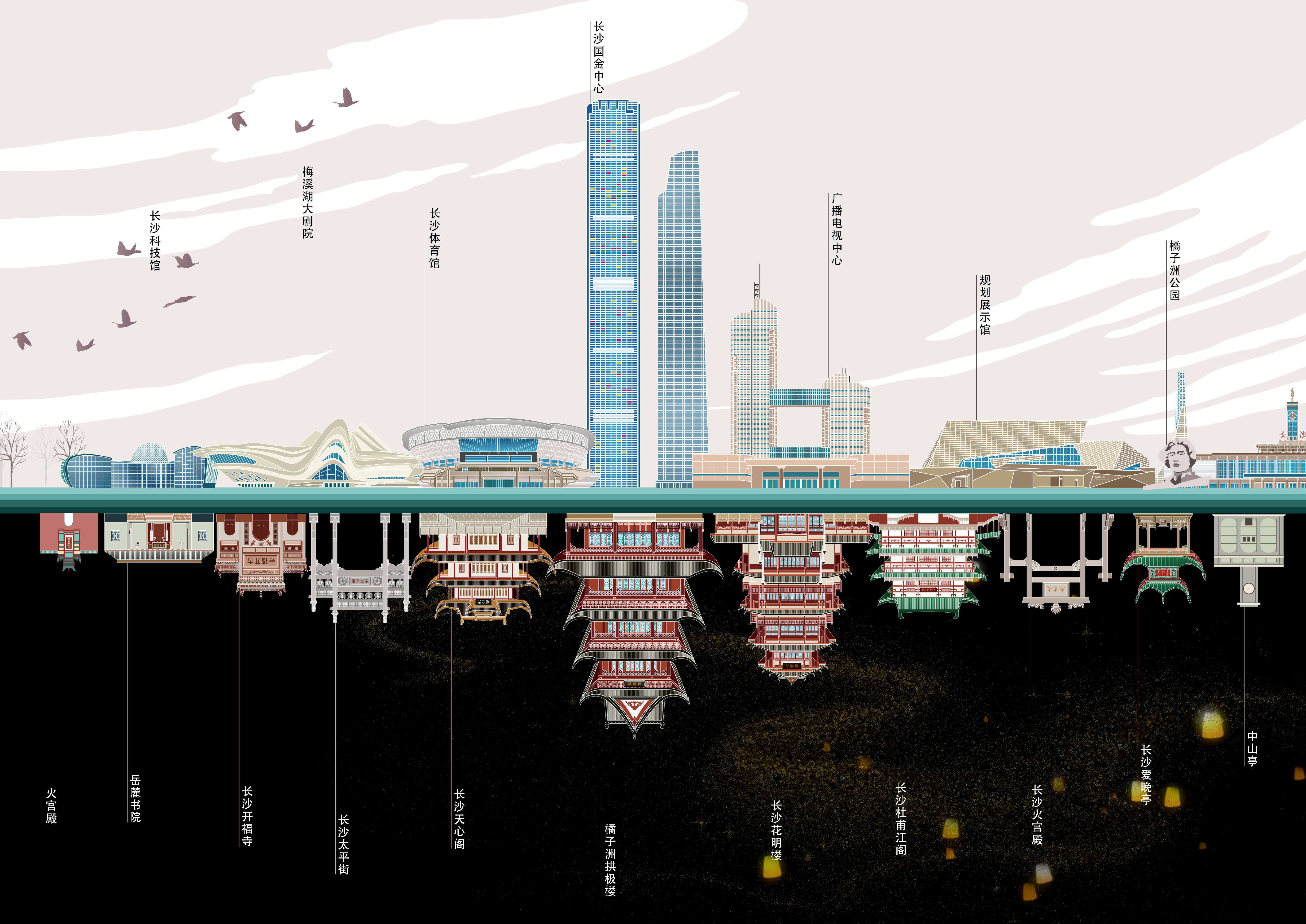 长沙招商梅溪湖花园城方案首发：【二十四时·森活童行】科技生态有氧MALL(图18)